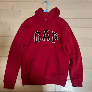 GAP 빨간색 후드티 S 갭 속기모