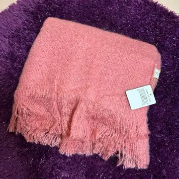 [새상품] 로페피크닉 스톨 핑크 복슬복슬