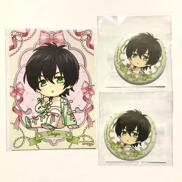 KING OF PRISM 카가미 타이가 마루쿠지 캔뱃지 브로마이드