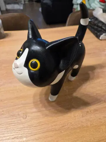 블랙 화이트 고양이 SD 인테리어