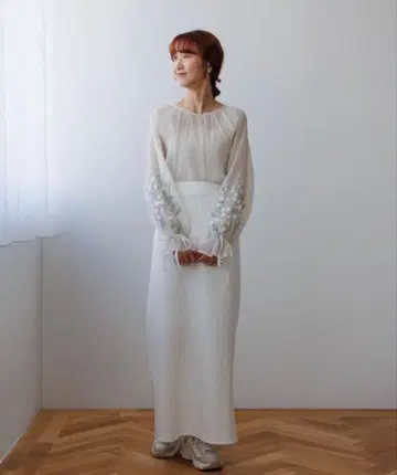 Flower 럭키 부케 블라우스