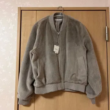 미사용 새상품 야마다야 FENNEL 페넬 인조 모피 블루종 M