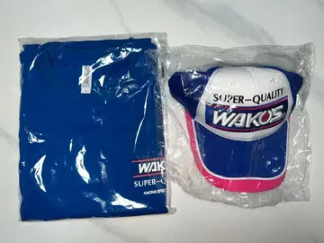 WAKO'S 와코즈 T셔츠 L사이즈, 모자, 미개봉 새상품