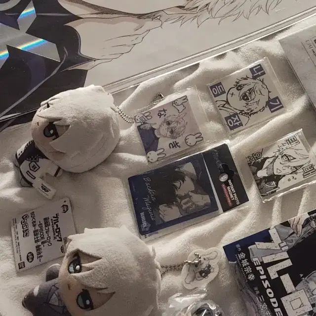 블루록 에피나기 응원봉 핸드셰이커 4dx 포스터 필름 마그넷 누이 피규어