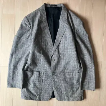 France제 agnes b. HOMME 테일러드 자켓 체크