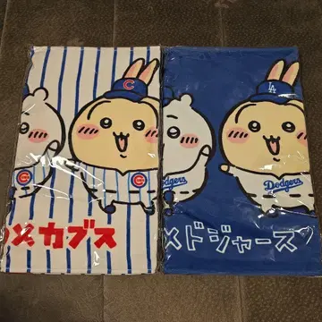 치이카와 MLB TOKYO SERIES 페이스 타월 다저스 컵스