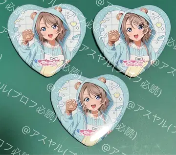 러브 라이브! 선샤인!! 애니게가 x 소프맵 캔뱃지 3개 와타나베 요우