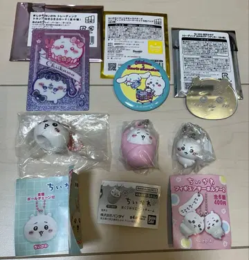 치이카와 캔뱃지 스트랩 등 6점 묶음 판매 (마법사, 산리오)