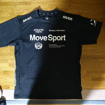 MOVE SPORT 블랙 T셔츠