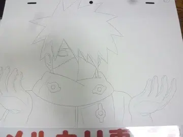 카카시 B5 직필 복사 등 레이아웃/원화/수정/동영상 나루토 NARUTO