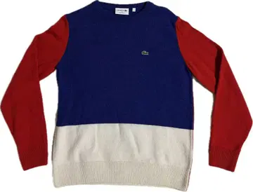 LACOSTE 트리콜로르 스웨터 36 사이즈