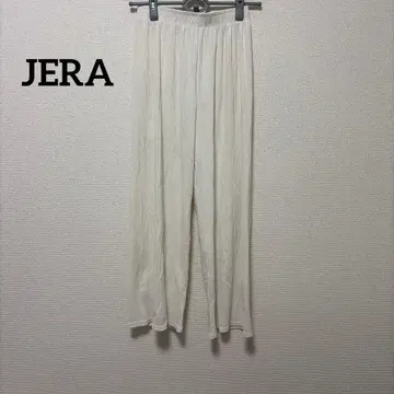 JERA 아이보리 이지 팬츠 무지 허리밴딩