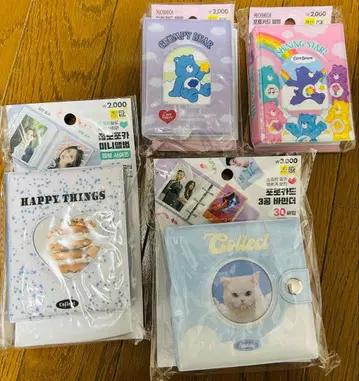 캐릭터 트레이딩 카드 케이스 세트