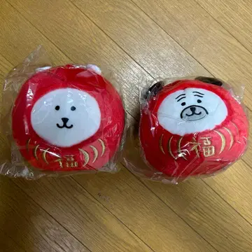 나가노 캐릭터즈 해피백 2026 달마 봉제 인형 S 세트