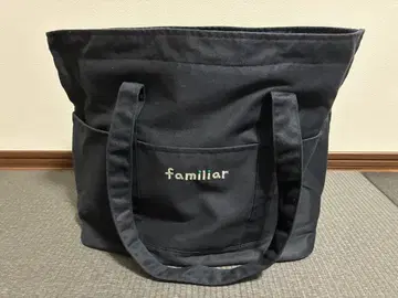 familiar 마더백 네이비/그린 체크