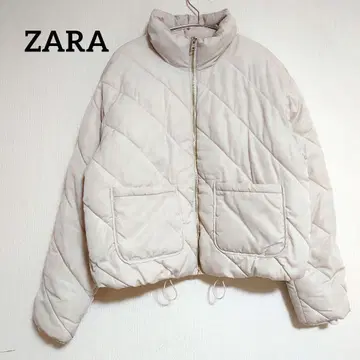 ZARA 워터 윈드 프로텍션 다이애그널 퍼프 자켓