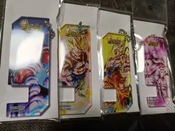 [ 한정판 ] 드래곤볼 레전즈 아크릴 키링 4종 컴플리트