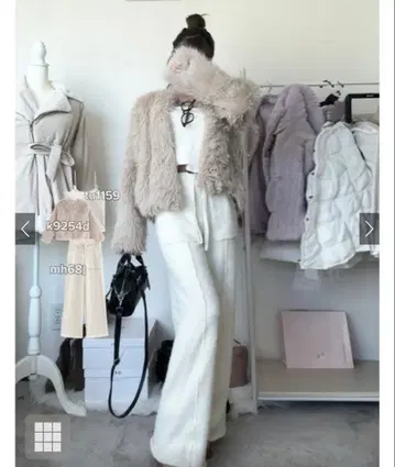 GRL 페더얀 니트 팬츠 아이보리