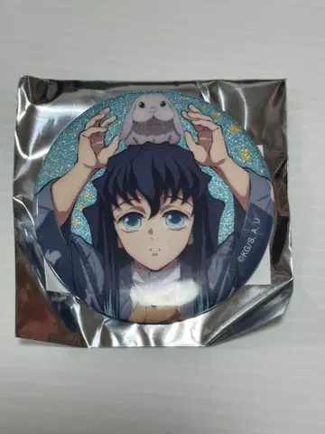 귀멸의 칼날 토키토 무이치로 토부 동물공원 글리터 캔뱃지