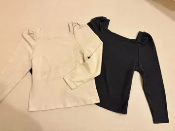 COHINA 하트 넥 퍼프 슬리브 상의