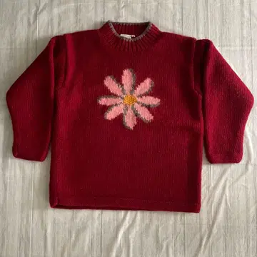 PACHAMAMA 핸드 니트 플라워 니트