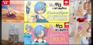 5체 세트 타이토 클레인 한정판 렘 라무 에키드나 피규어 묶음 판매