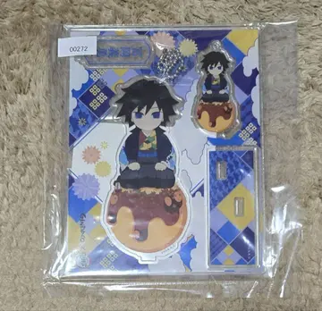 긴타코 귀멸의 칼날 콜라보 아크릴 스탠드 & 키링 토미오카 기유