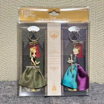 키체인 2개 세트 안나와 눈의 여왕 도쿄디즈니씨