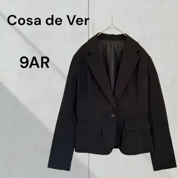 코사데베르 테일러드 자켓 블랙 캐주얼 오피스