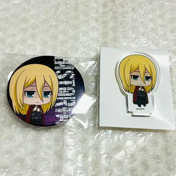 진격의 거인 히스토리아 아크릴 스탠드 캔뱃지 다크ver