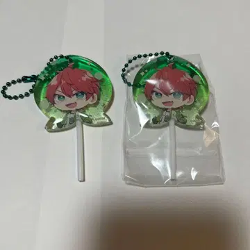 쟈파파 캔디형 아크릴 키링 2개