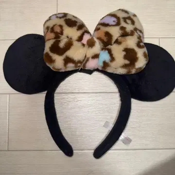 미니 레오파드 무늬 머리띠