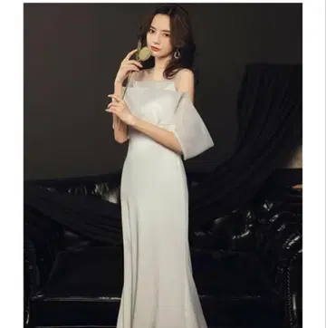 [새상품] 웨딩 드레스 파티 드레스 오프숄더 드레스