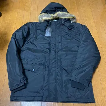 AUSLAND 다운 자켓 L 블랙 퍼 포함