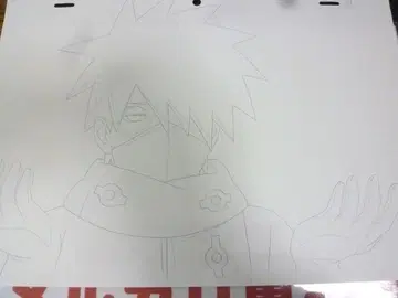 카카시 B6 직필 복사 등 레이아웃/원화/수정/동영상 나루토 NARUTO