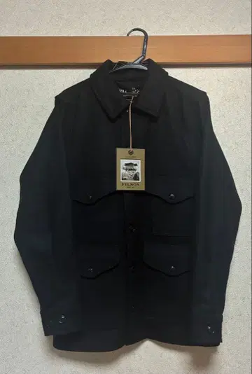FILSON 블랙 울 코트 택 포함 새상품