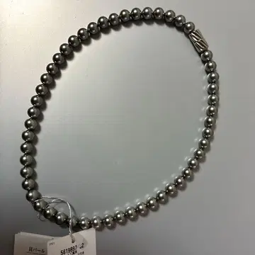 새상품 도쿄 소와르 조개 펄 목걸이 PETITSOIR 그레이