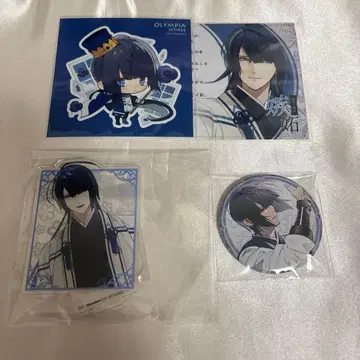 오라소와 리쿠 아크릴 스탠드 캔뱃지 메시지 카드 원구 특전