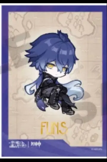 원신 테이바트 투어 특전 플린즈 해저도풍 포스터