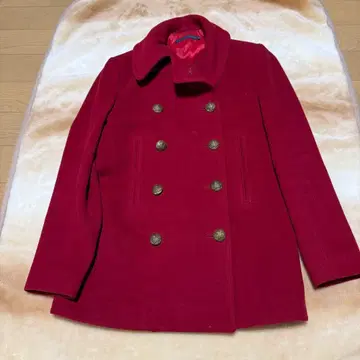 랄프 로렌 피 코트 빨간색