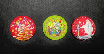 디즈니 캐릭터 자수 캔뱃지 2 픽사