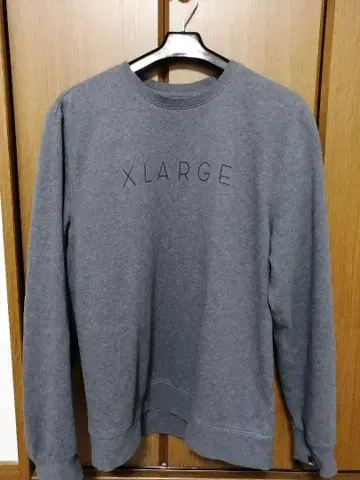 XLARGE 맨투맨 그레이 로고 포함 XL