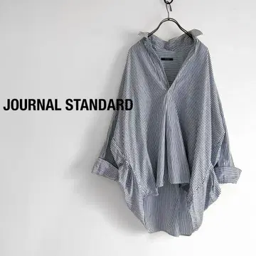 JOURNAL STANDARD 오버사이즈 스트라이프 셔츠