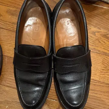 Polo 블랙 가죽 로퍼