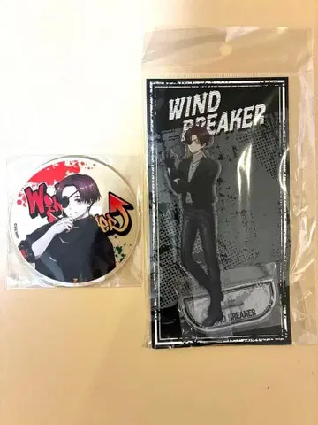 WIND BREAKER 소방준비 아크릴 스탠드, 아크릴 코스터