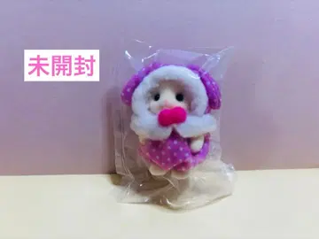 [ 미개봉 ] 아기 컬러풀 토끼 코스튬 핑크 화이트 도트