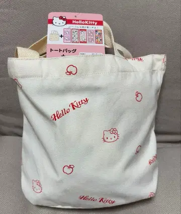 시마무라 해피백 페이스타월 키티 산리오 토트백