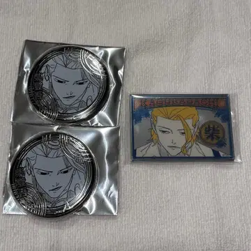 카구라바치 실버 캔뱃지 파브미러풍 아크릴 스티커 시바토 고