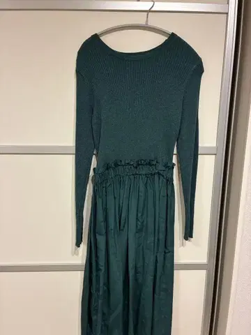 AG by aquagirl 다크 그린 롱 원피스