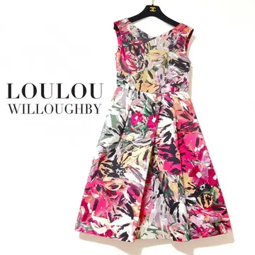 룰루 윌비 꽃무늬 롱 원피스